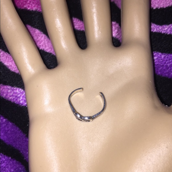 Pretty Toe ring 925 - Picture 2 of 3